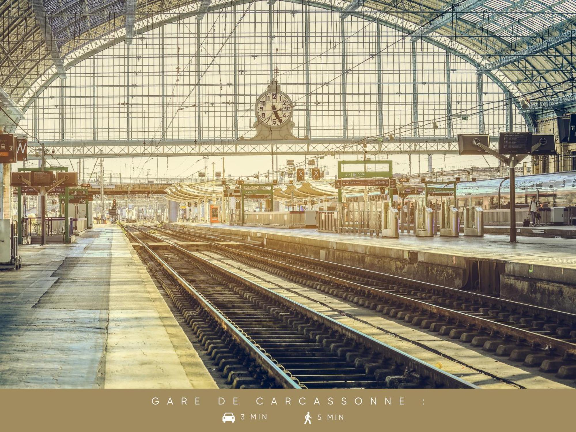 L'Eden ~ Poche Gare ~ Centre Ville ~ Parking การ์กาซอน ภายนอก รูปภาพ